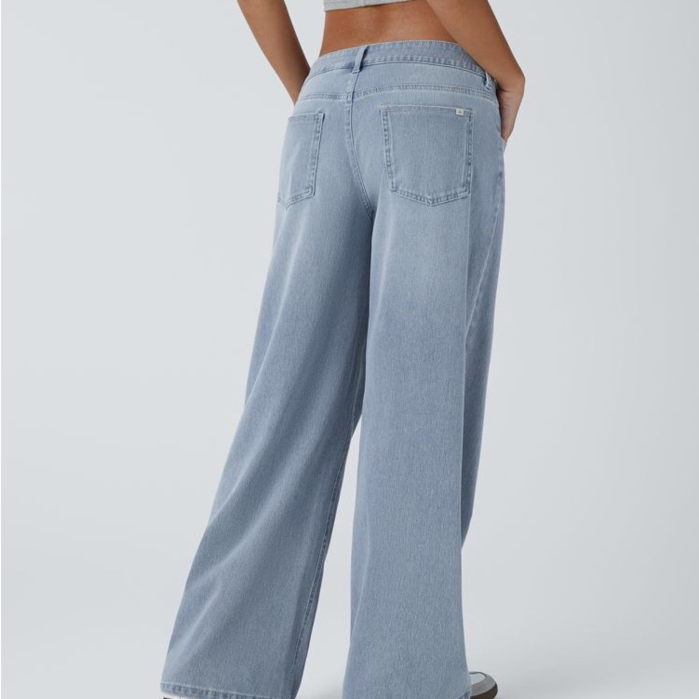 HALARA Sky asymmetric baggy wide leg jeans - Picture 2 of 2